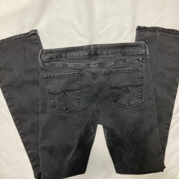 Lucky Brand women’s black distressed jeans size 6/28 R - Picture 4 of 9